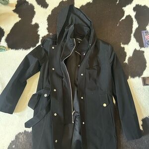 London Fog Black Zip-Up Jacket